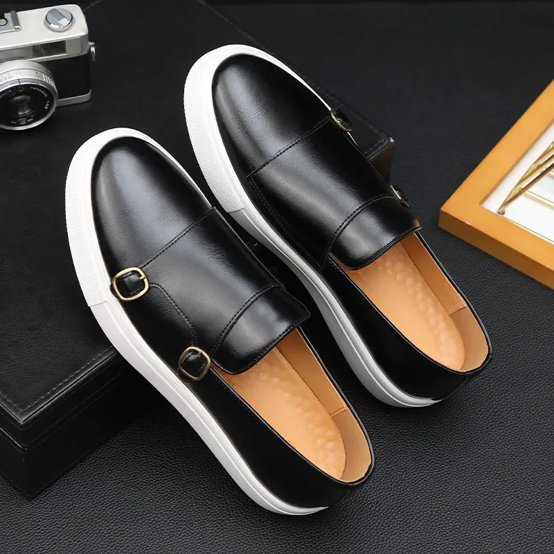 Elliot - Premium Lightweight Leather Loafers for Men