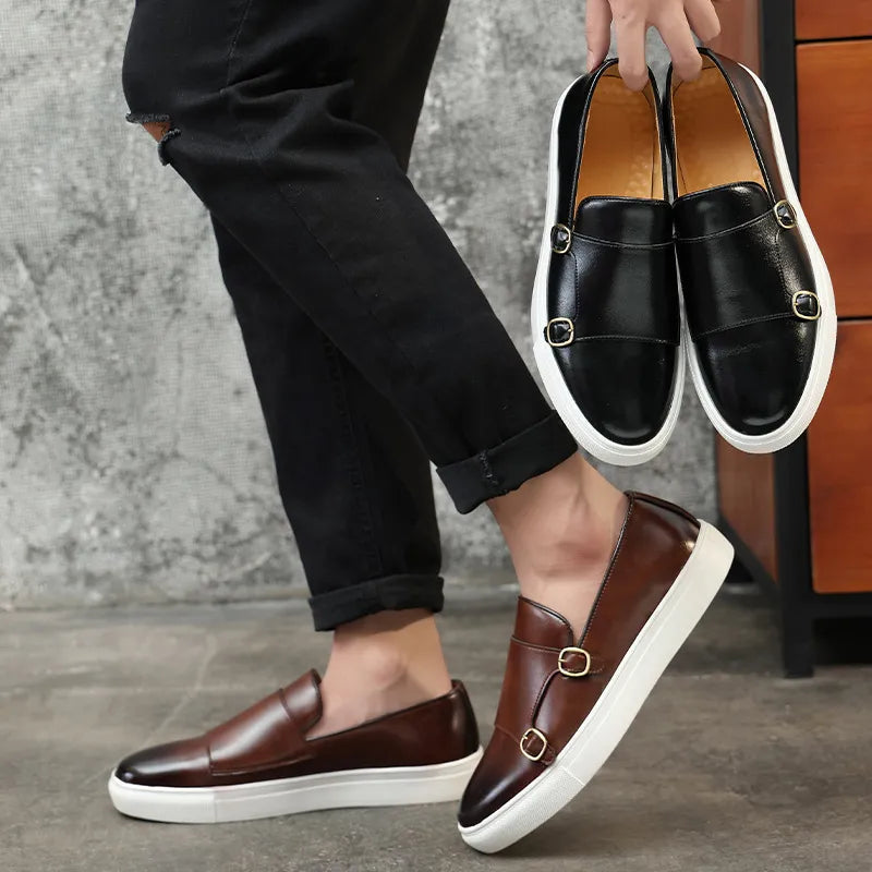 Elliot - Premium Lightweight Leather Loafers for Men