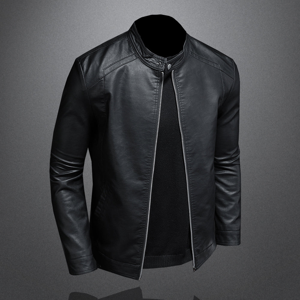 Mave - Stylish Men's Faux Leather Waterproof Jacket