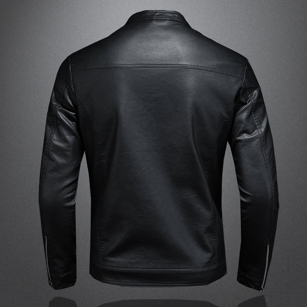 Mave - Stylish Men's Faux Leather Waterproof Jacket