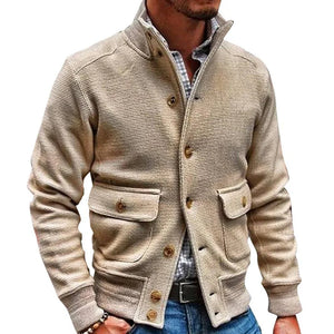 Giovanni - Men's Stylish Jacket with a Standing Collar