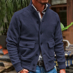 Giovanni - Men's Stylish Jacket with a Standing Collar