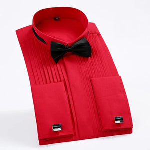 Gregory - Timeless Casual Classy Wedding Tuxedo Shirt for Men