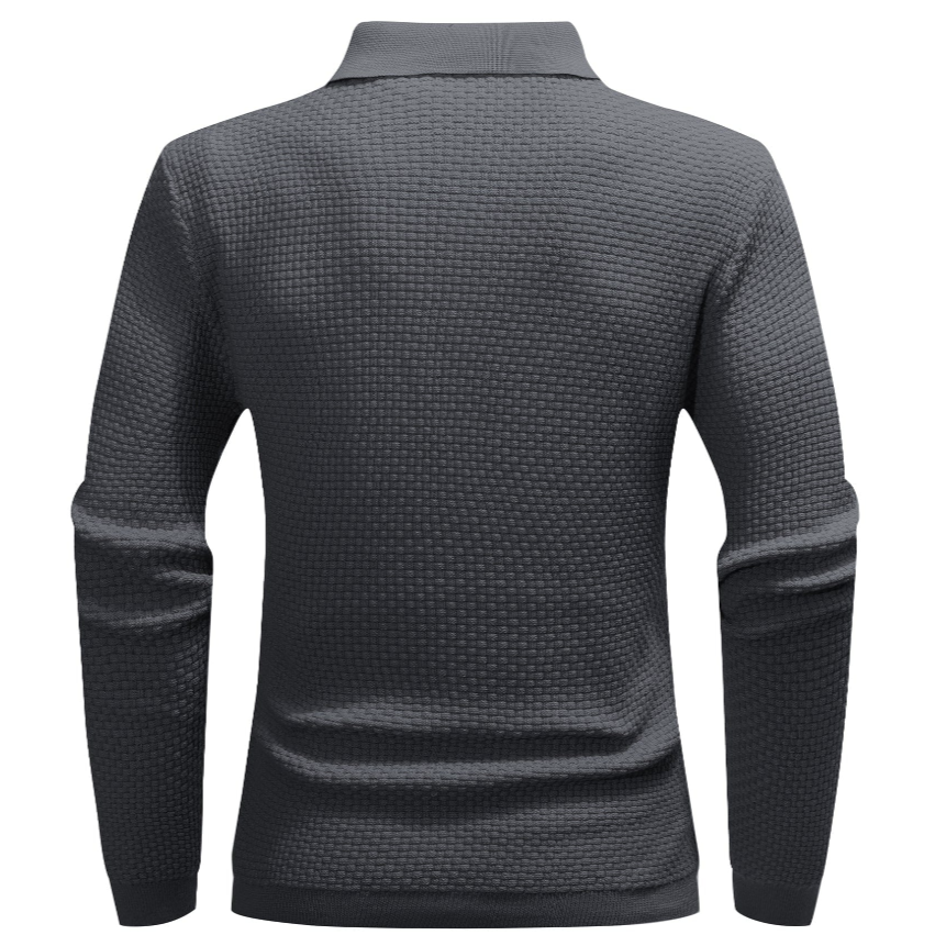 Harmen - Long Sleeve Polo for a Sophisticated Look