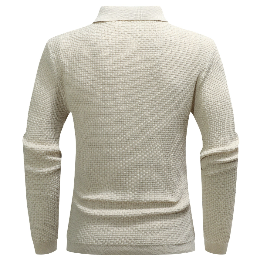 Harmen - Long Sleeve Polo for a Sophisticated Look