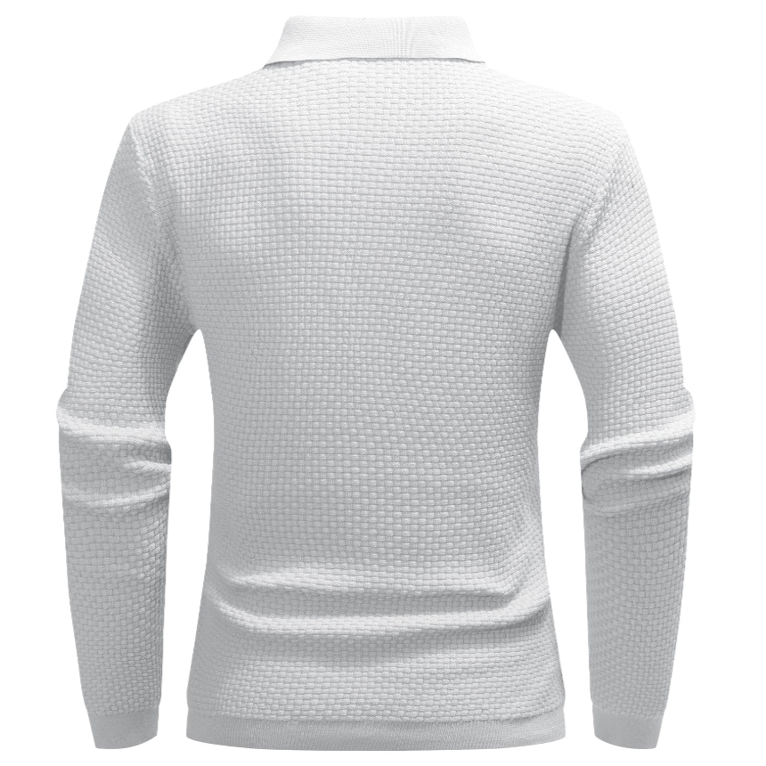 Harmen - Long Sleeve Polo for a Sophisticated Look