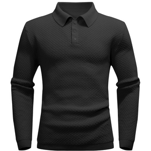 Harmen - Long Sleeve Polo for a Sophisticated Look