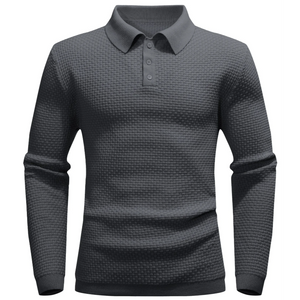 Harmen - Long Sleeve Polo for a Sophisticated Look