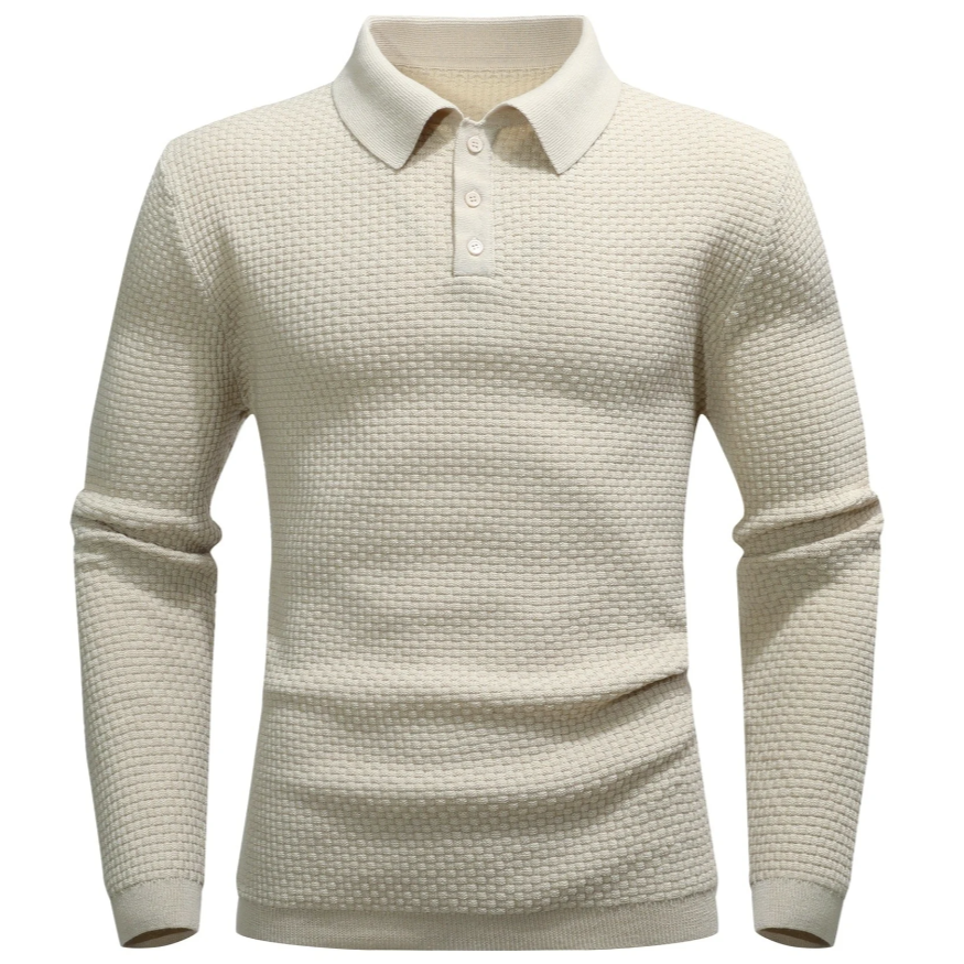 Harmen - Long Sleeve Polo for a Sophisticated Look