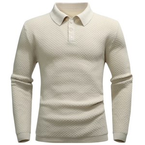 Harmen - Long Sleeve Polo for a Sophisticated Look