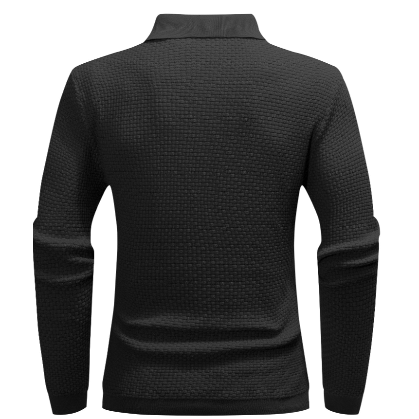 Harmen - Long Sleeve Polo for a Sophisticated Look