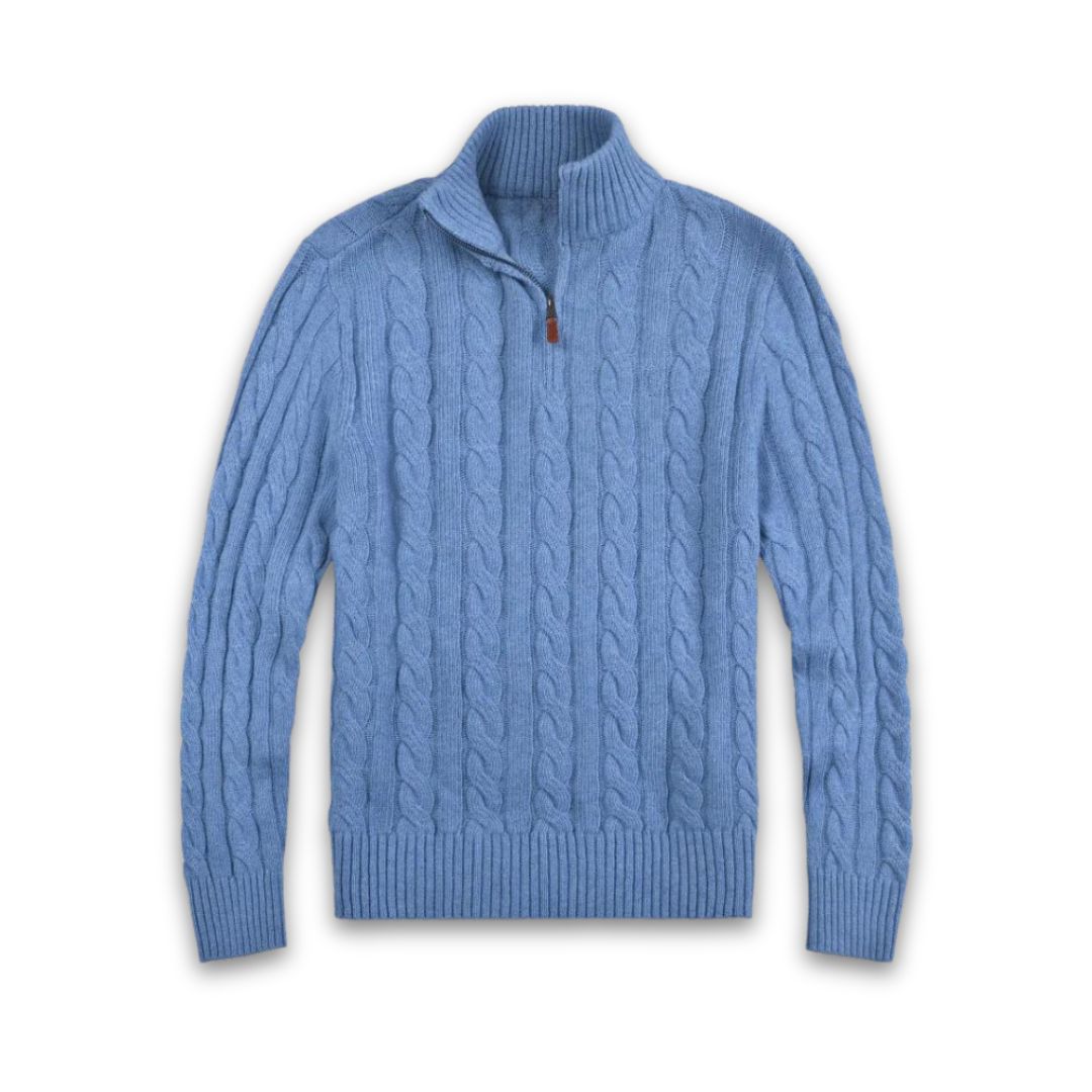 Halid - Modern Casual Half Zip Sweater for Men