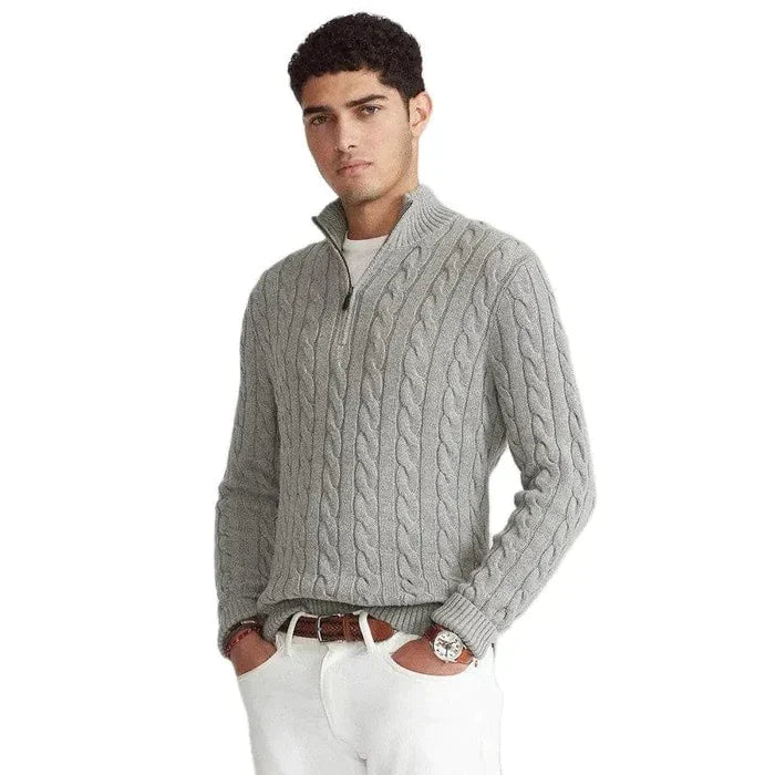 Halid - Modern Casual Half Zip Sweater for Men