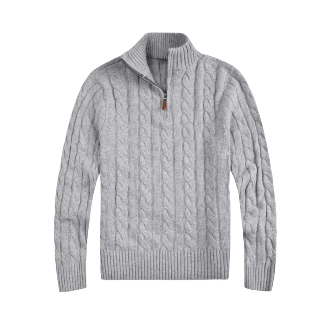 Halid - Modern Casual Half Zip Sweater for Men