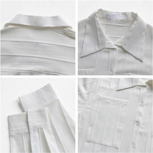 Hort - Modern Stylish Ribbed Shirt for Men