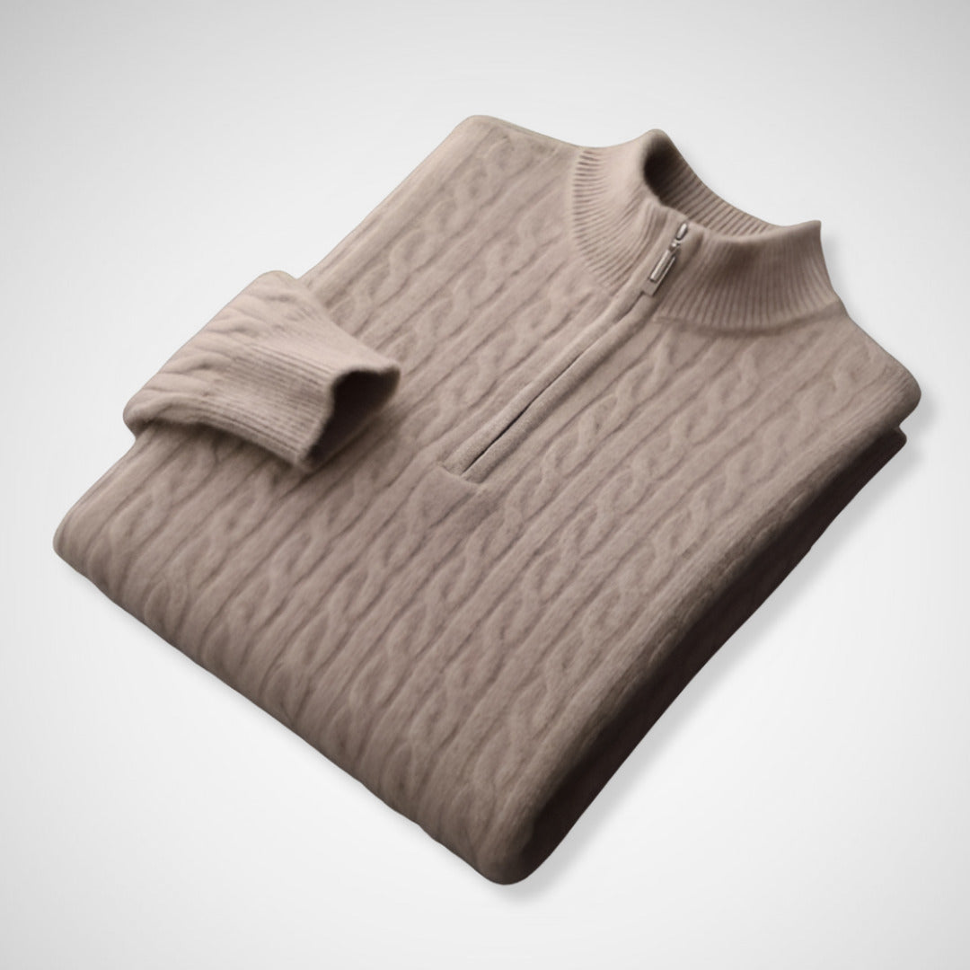 Leon - Premium Zipped Sweater for Men