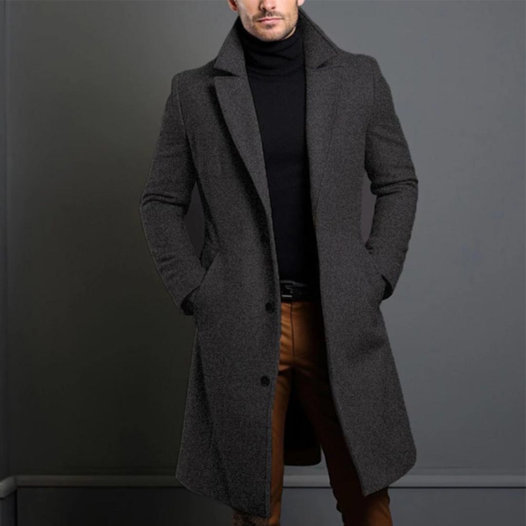 Makar - Modern Summer Long Trench Coat For Men