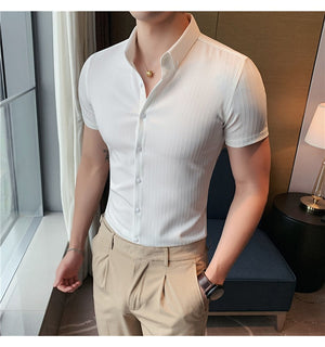 Marcel - Short Sleeve Slim Fit Casual Shirt for Men