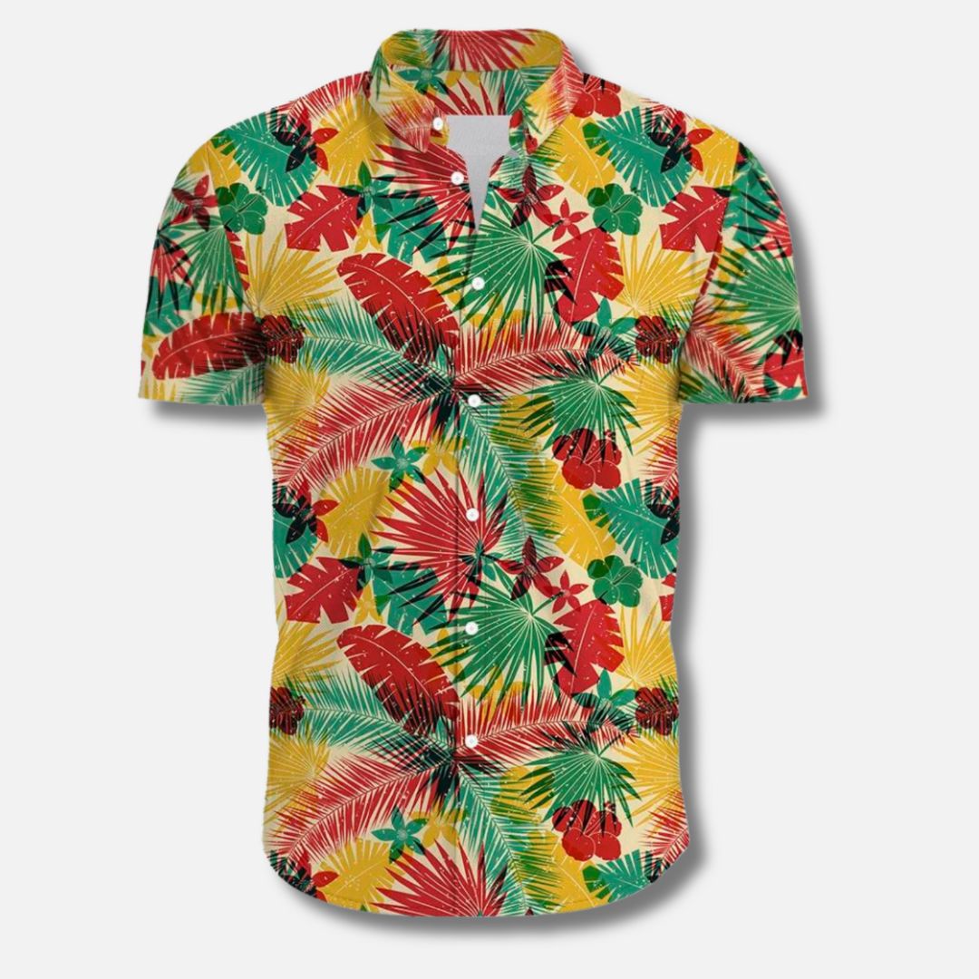 Nathaniel - Surf Floral Shirt for Men