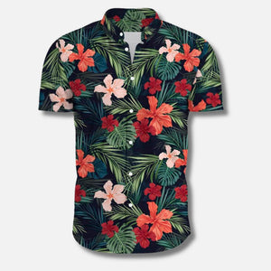 Nathaniel - Surf Floral Shirt for Men