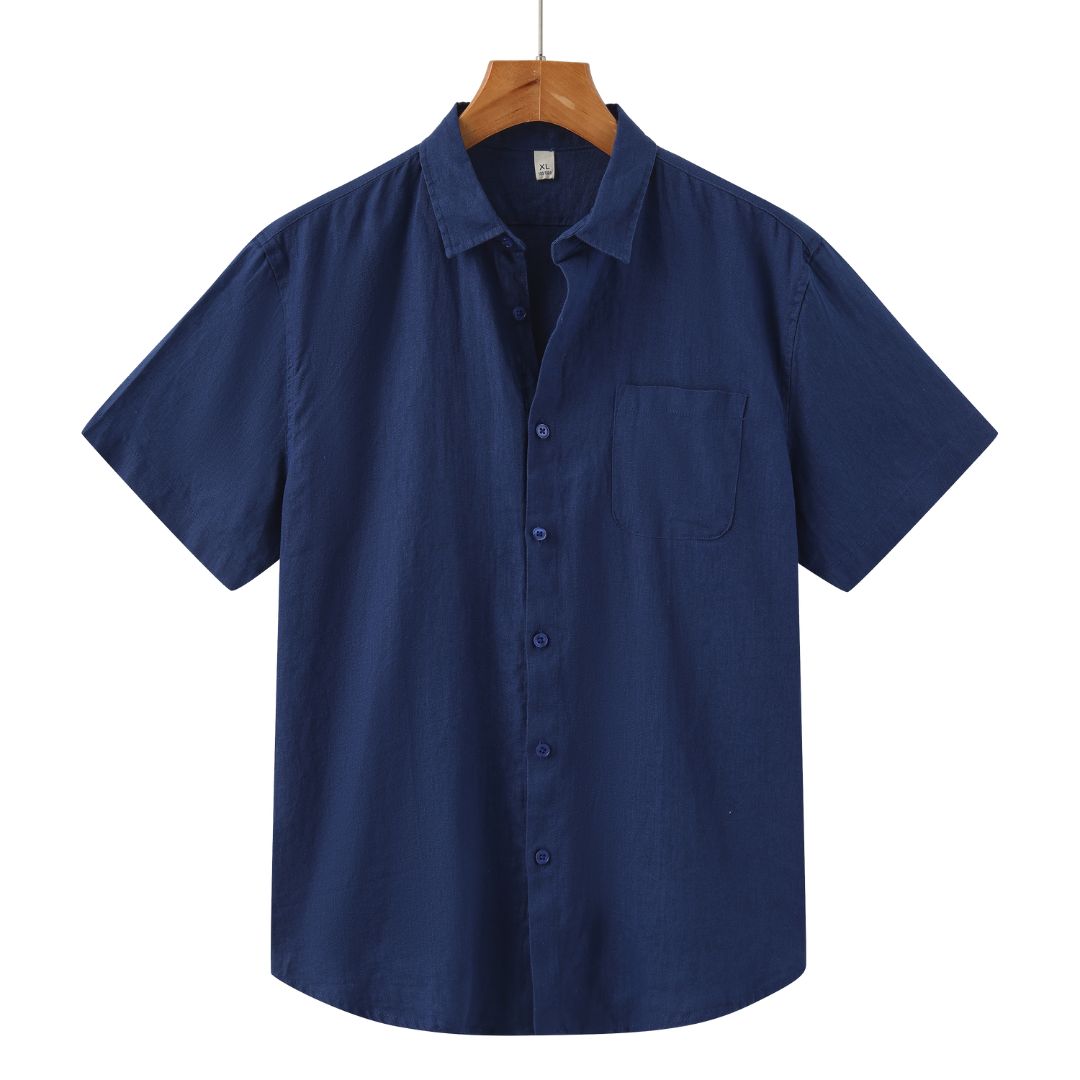 Olen - Modern Linen Shortsleeve Shirt for Men