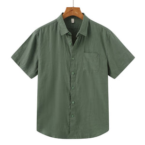 Olen - Modern Linen Shortsleeve Shirt for Men