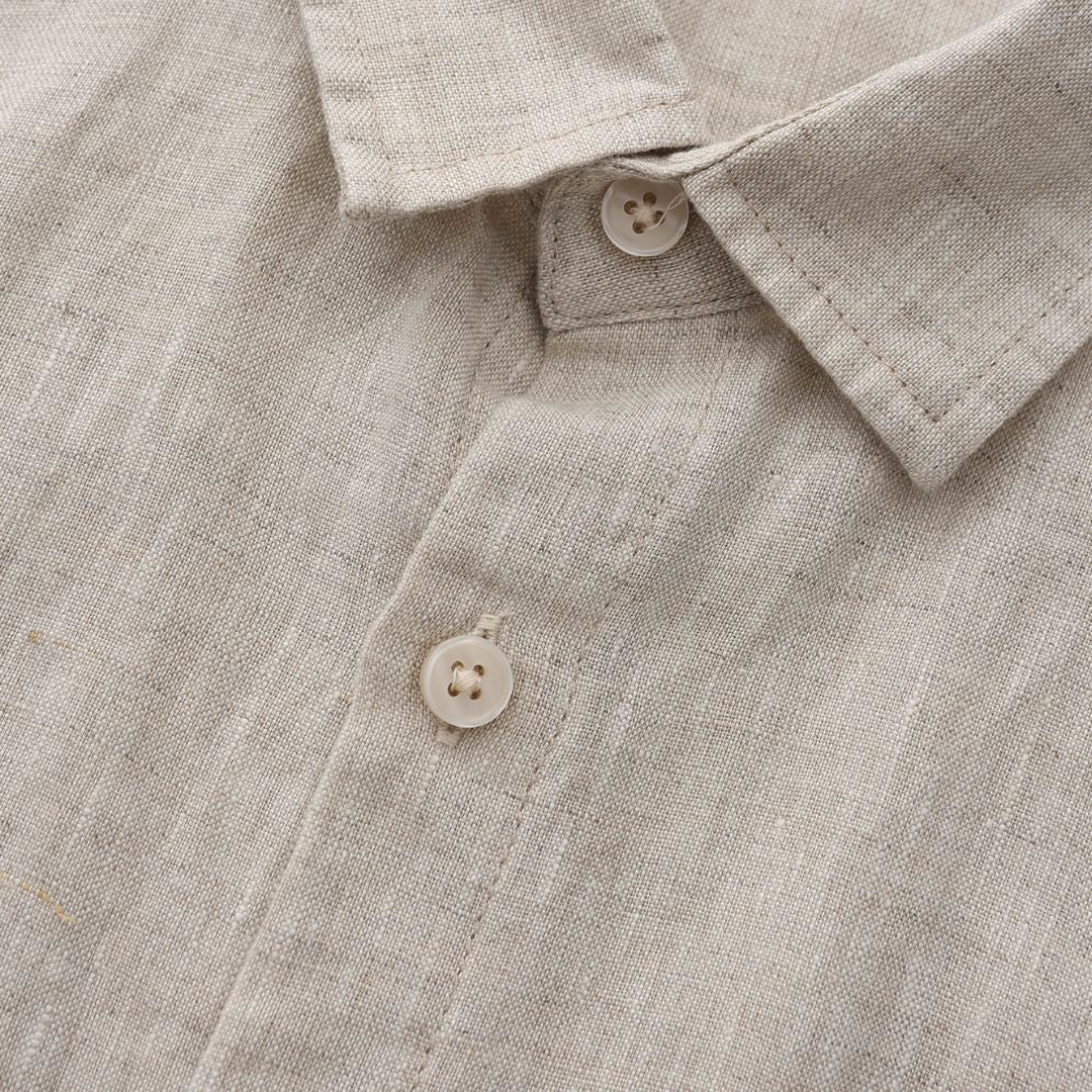 Olen - Modern Linen Shortsleeve Shirt for Men