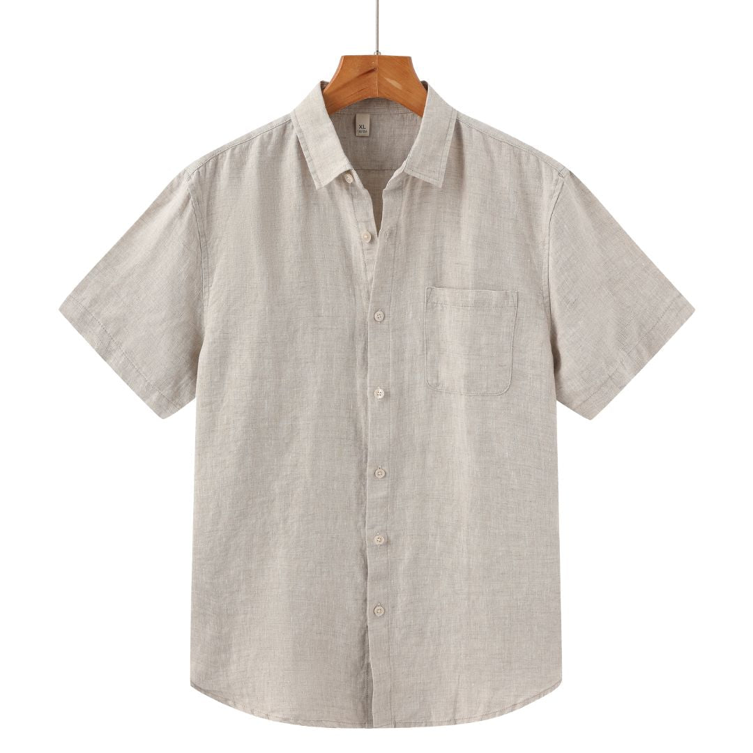 Olen - Modern Linen Shortsleeve Shirt for Men