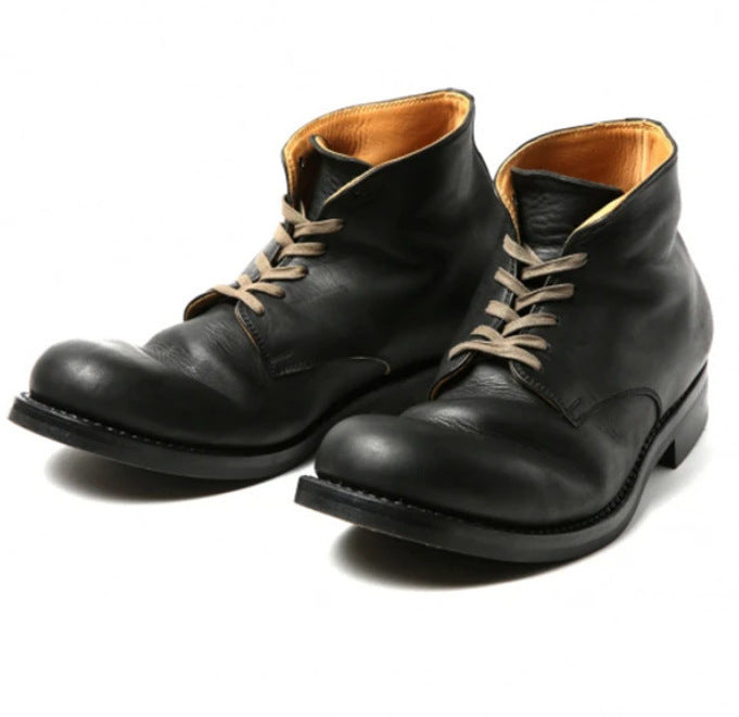 Renan - Stylish Leather Boots for Men with a Heel