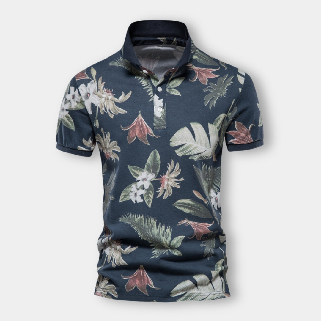 Roy - Modern Casual Stylish Lagoon Polo for Men