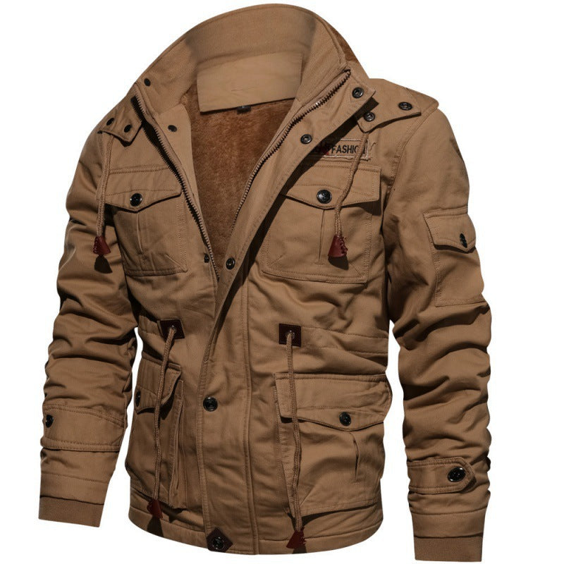 Carter - Refined Stylish Fleece-Lined Winter Jacket for Men