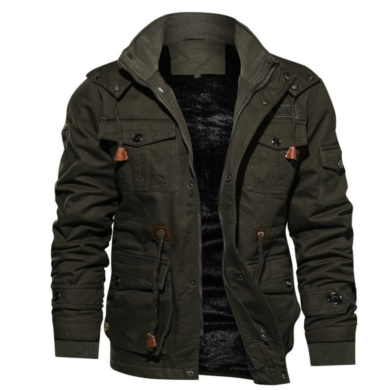 Carter - Refined Stylish Fleece-Lined Winter Jacket for Men