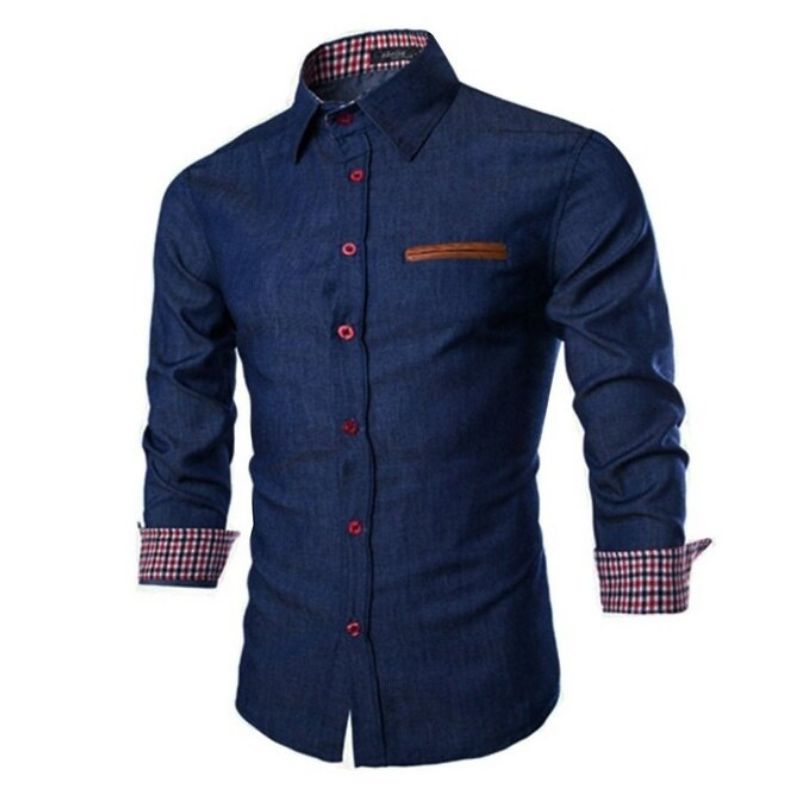 Saad - Men's Modern Denim Blouse – Durable and Stylish