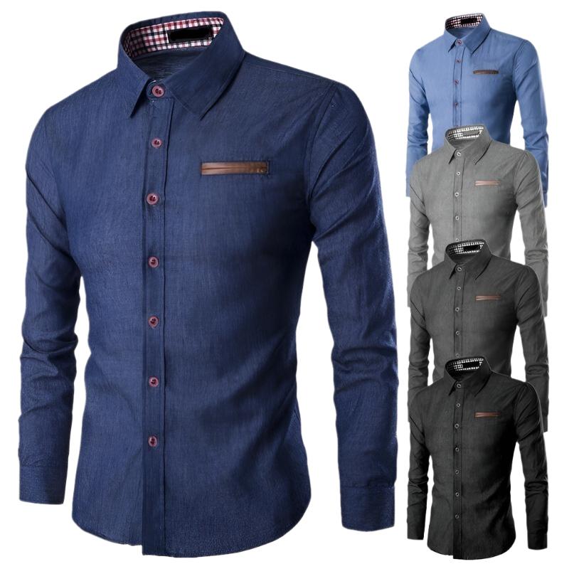 Saad - Men's Modern Denim Blouse – Durable and Stylish