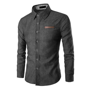 Saad - Men's Modern Denim Blouse – Durable and Stylish