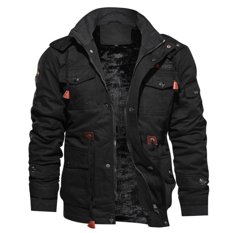 Carter - Refined Stylish Fleece-Lined Winter Jacket for Men