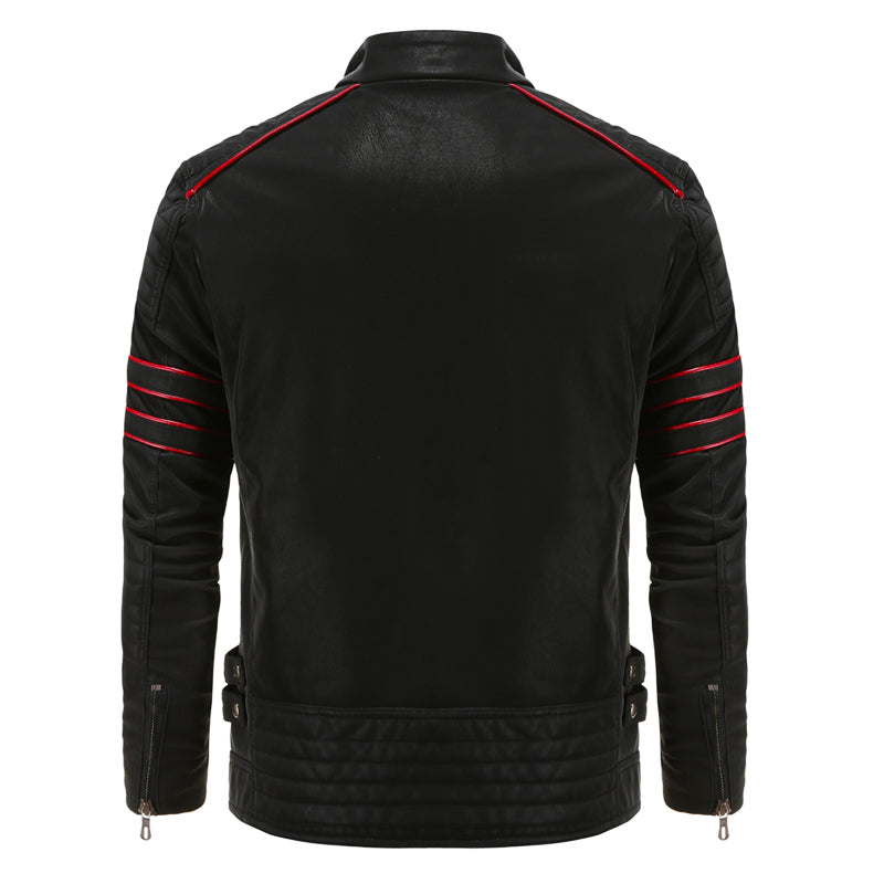 Shane - Durable Wolverine Leather Jacket for Men