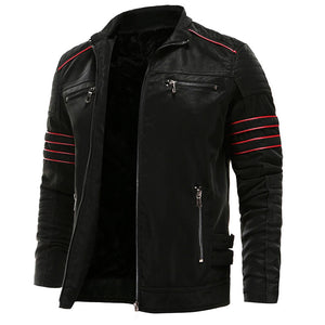 Shane - Durable Wolverine Leather Jacket for Men