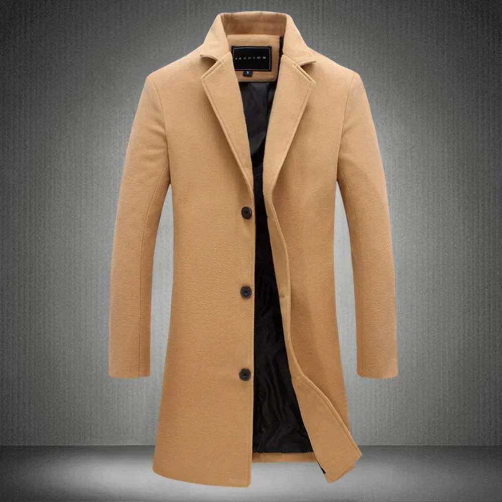 Donovan - Timeless Elegant Classic Men’s Wool Coat