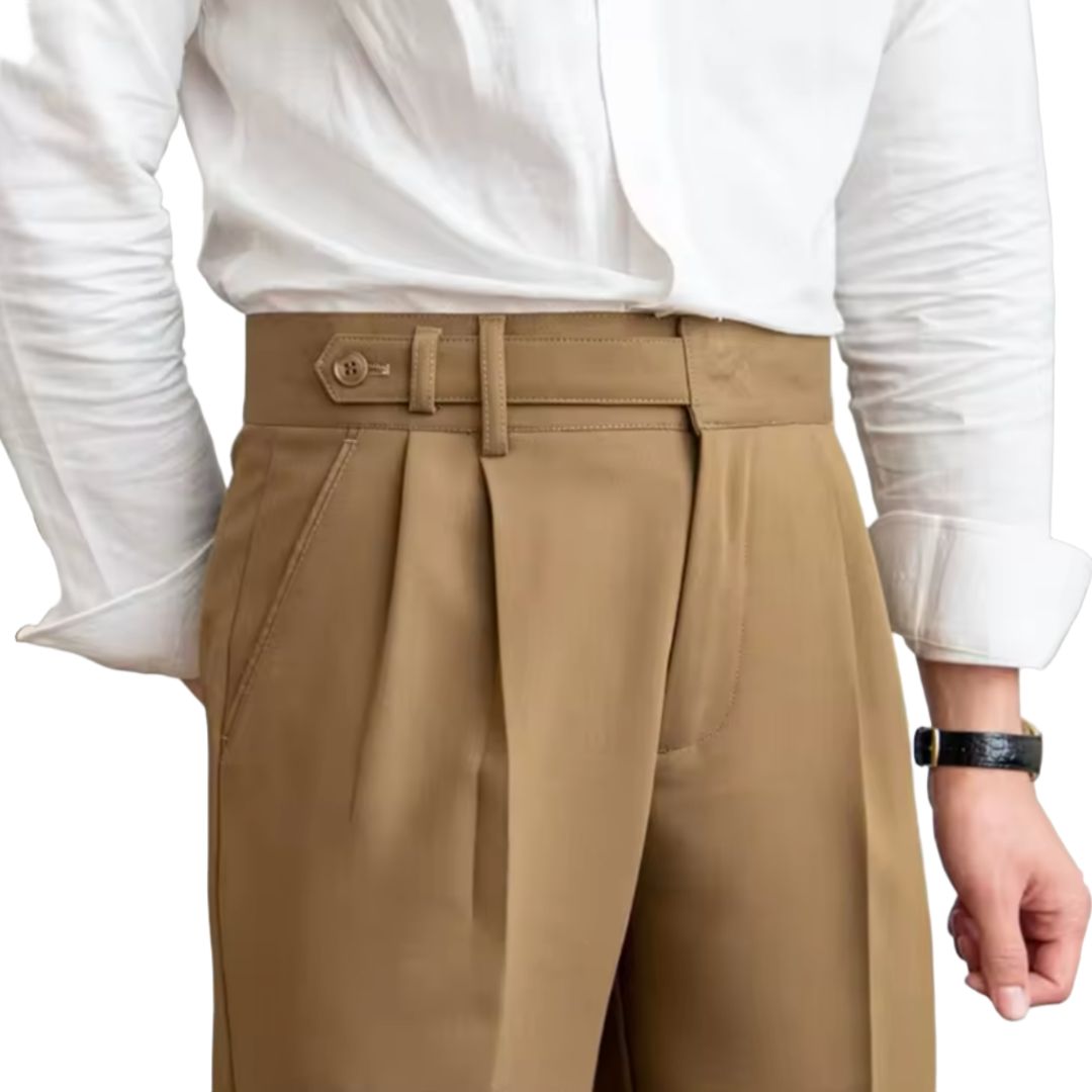 Zakir - Modern Casual High Waist Pants for Men