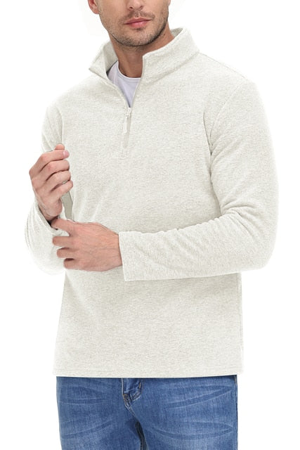 Aurora - Oversized Knit Jacket with Zipper for Men