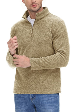 Aurora - Oversized Knit Jacket with Zipper for Men