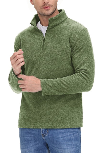 Aurora - Oversized Knit Jacket with Zipper for Men