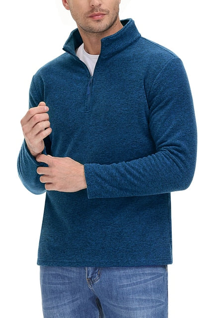 Aurora - Oversized Knit Jacket with Zipper for Men