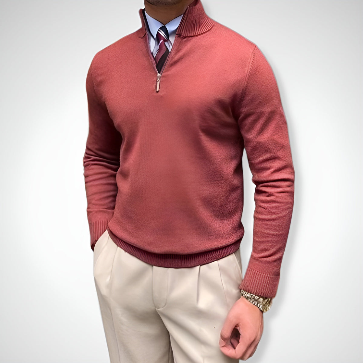 Zorian - Casual Men's Zipped Sweater