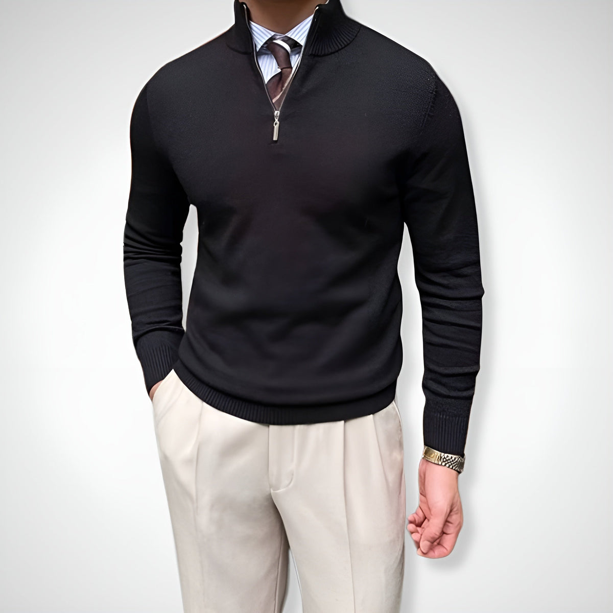 Zorian - Casual Men's Zipped Sweater