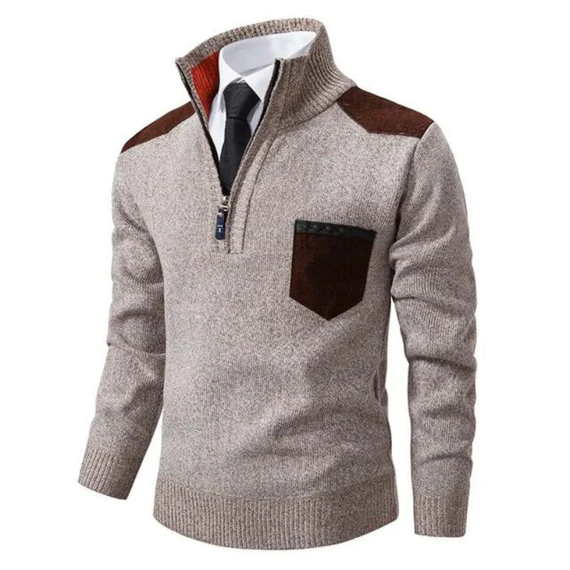 Alfonso - Elegant Men's Knit Sweater with a Classic Design