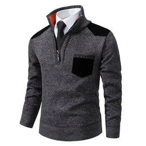 Alfonso - Elegant Men's Knit Sweater with a Classic Design