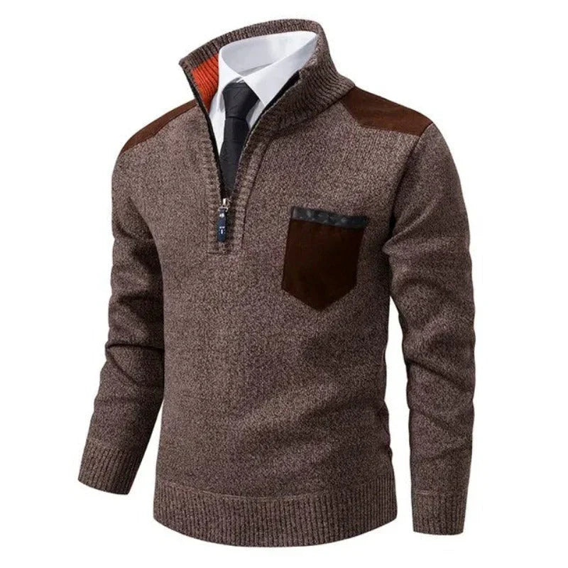 Alfonso - Elegant Men's Knit Sweater with a Classic Design