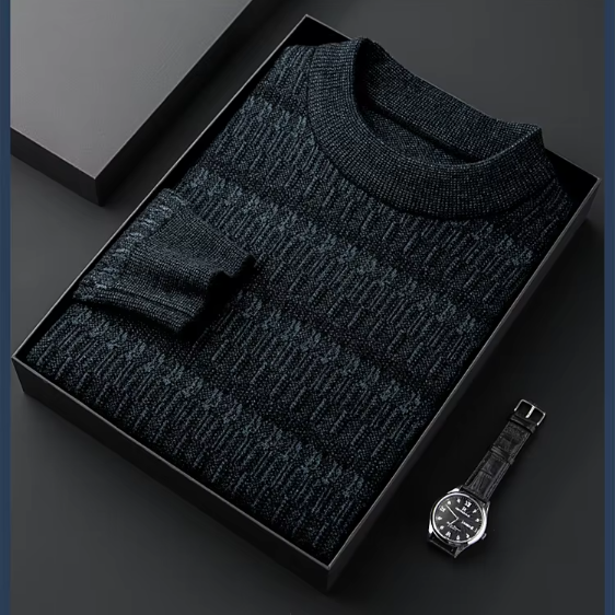 Zacharias - Stylish Knit Sweater for Men with a Modern Texture